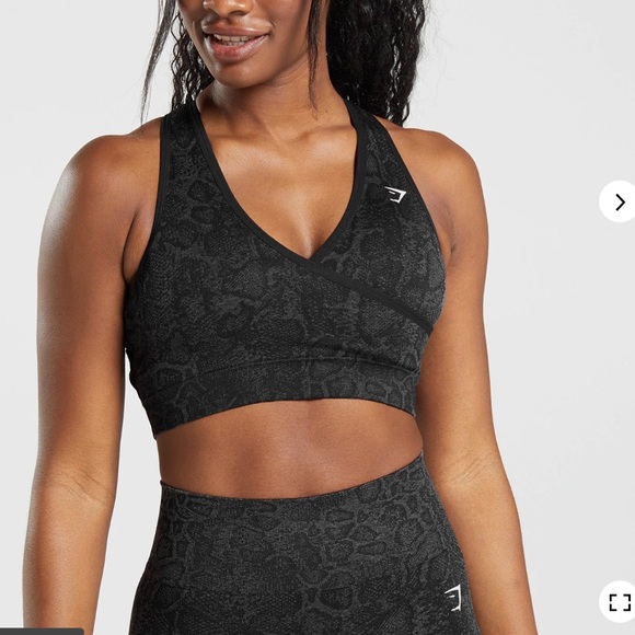 Gymshark Camo Adapt Animal Seamless Sports Bra - Picture 4 of 5